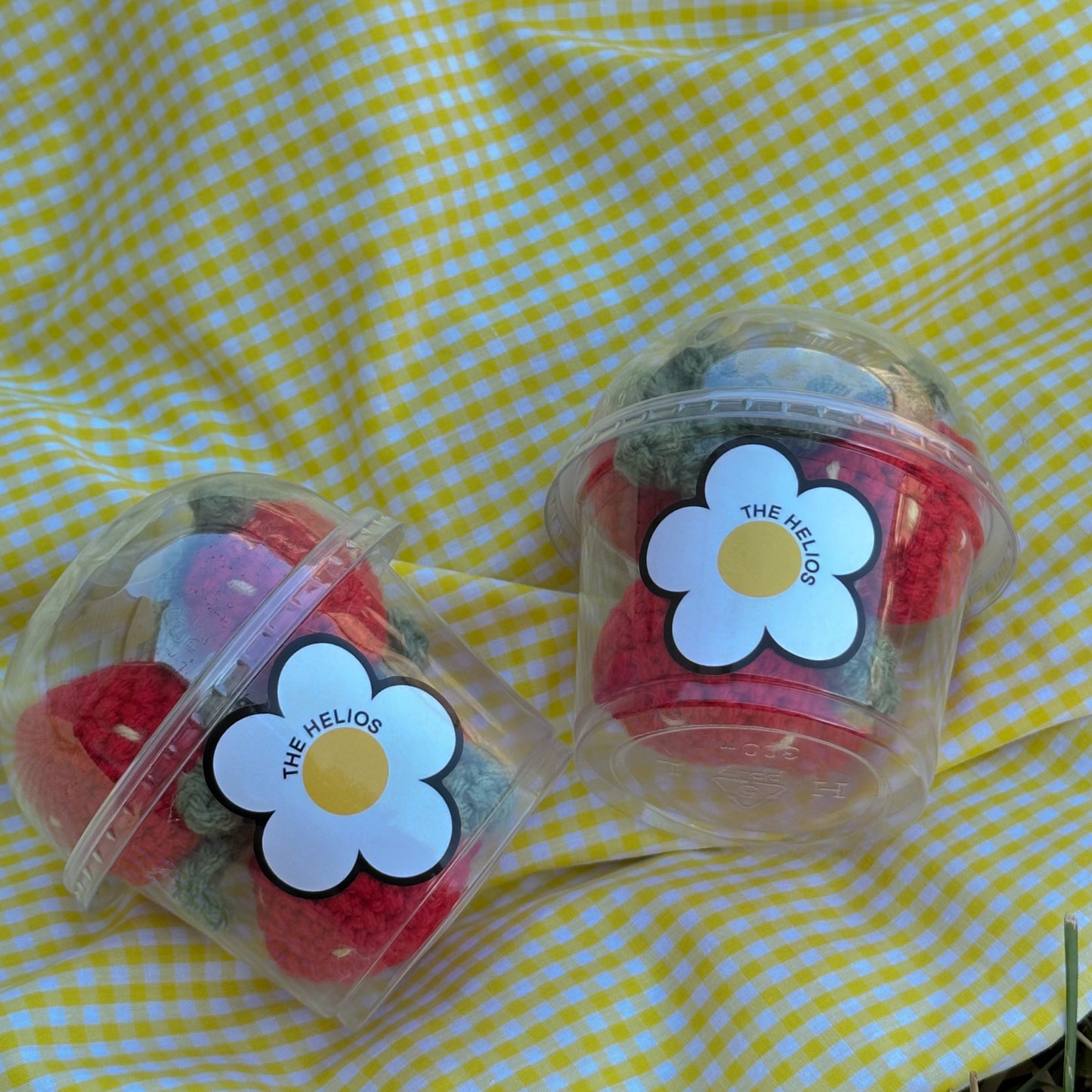 Strawberries keychain