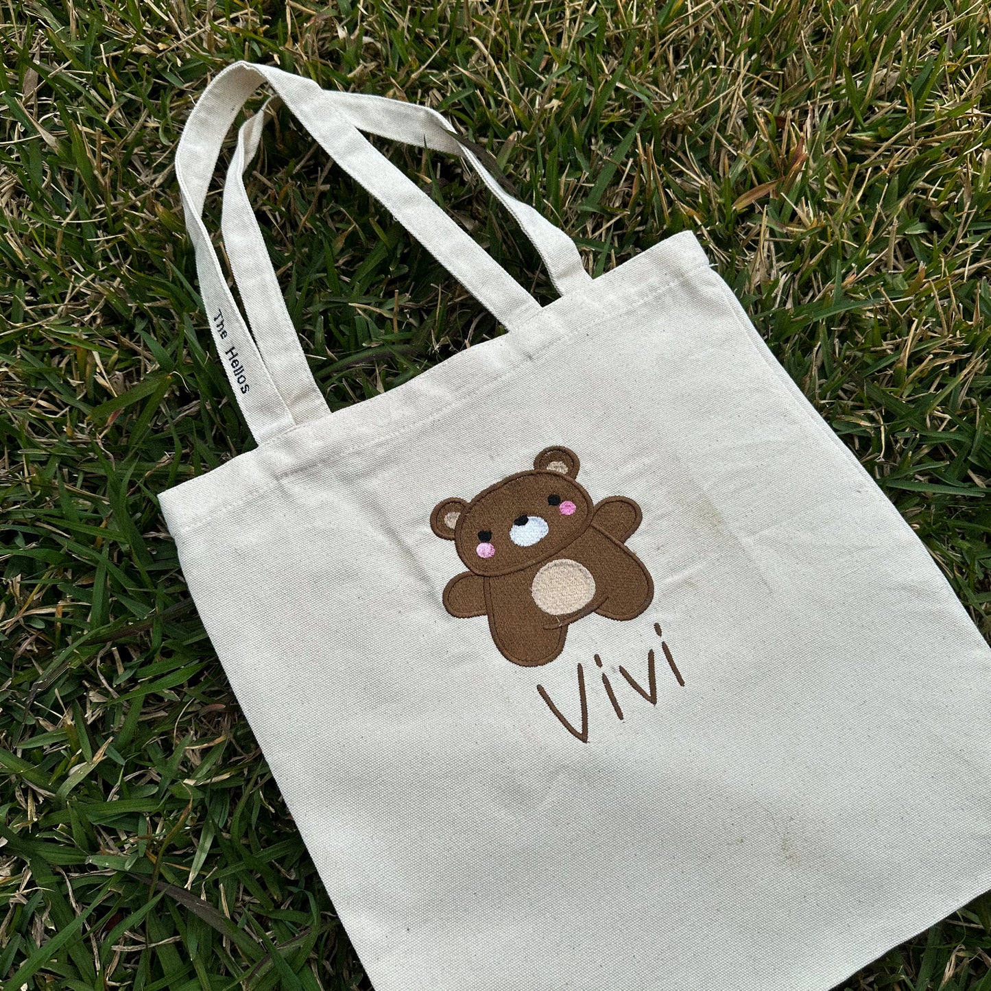 Tote Bag embroidered with name
