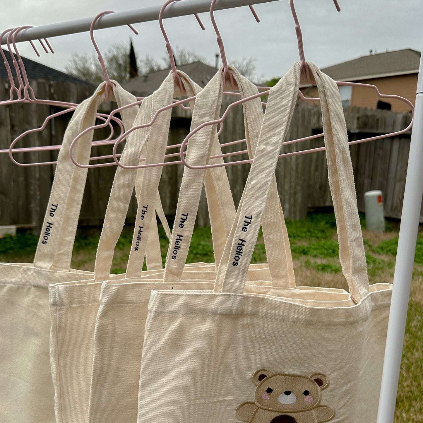 Tote Bag embroidered with name